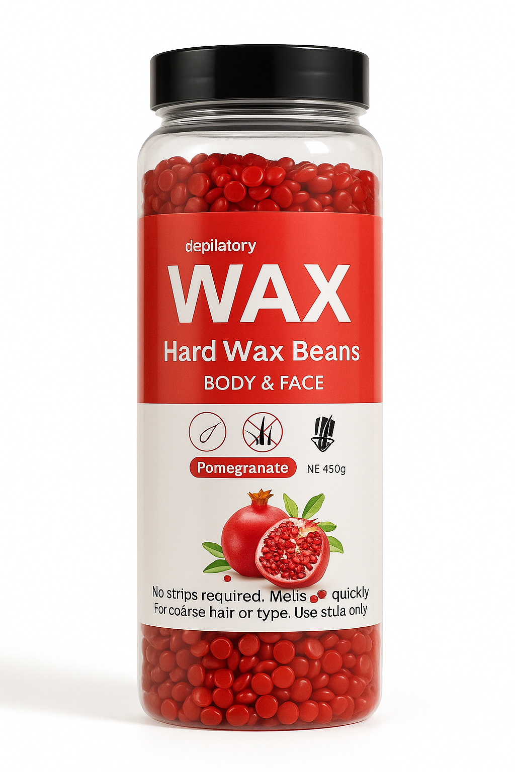Stripless Hard Wax Beads – Facial, Body & Bikini Hair Removal