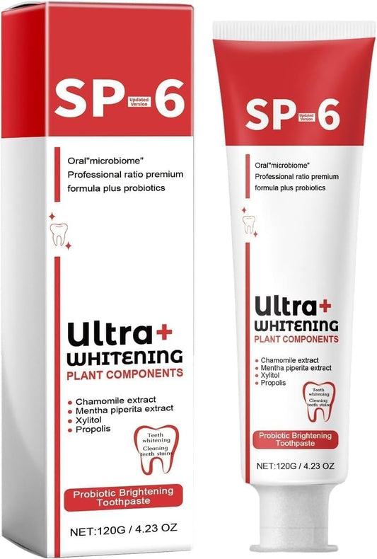 SP-6 Ultra Whitening Toothpaste – Stain Removal & Fresh Breath