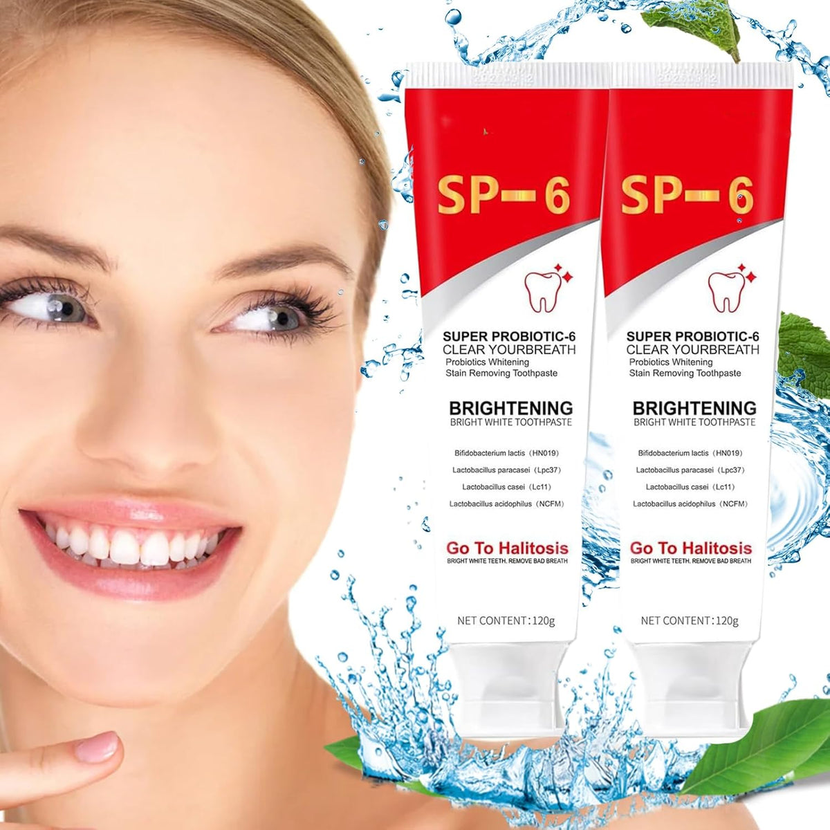 SP-6 Ultra Whitening Toothpaste – Stain Removal & Fresh Breath