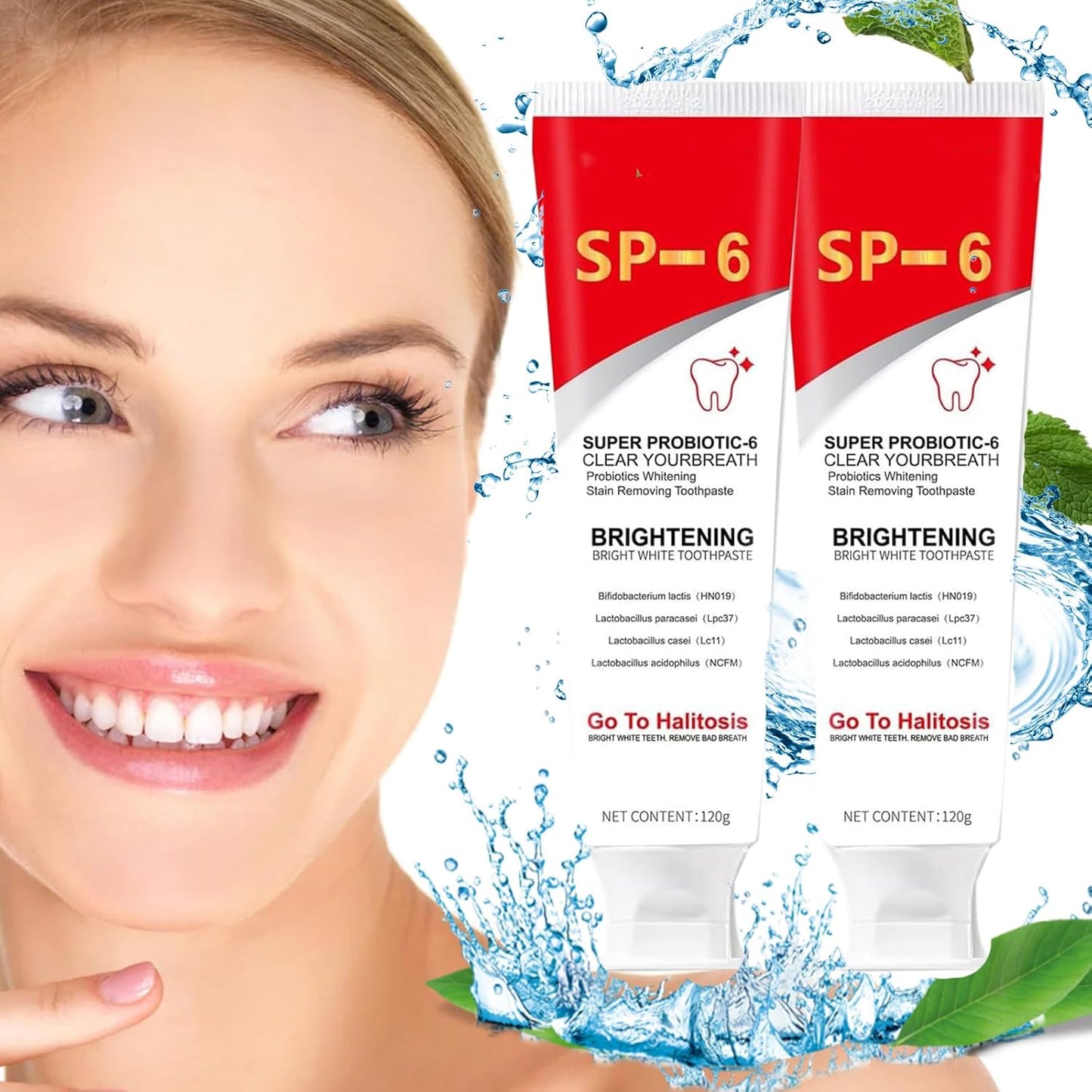 SP-6 Ultra Whitening Toothpaste – Stain Removal & Fresh Breath