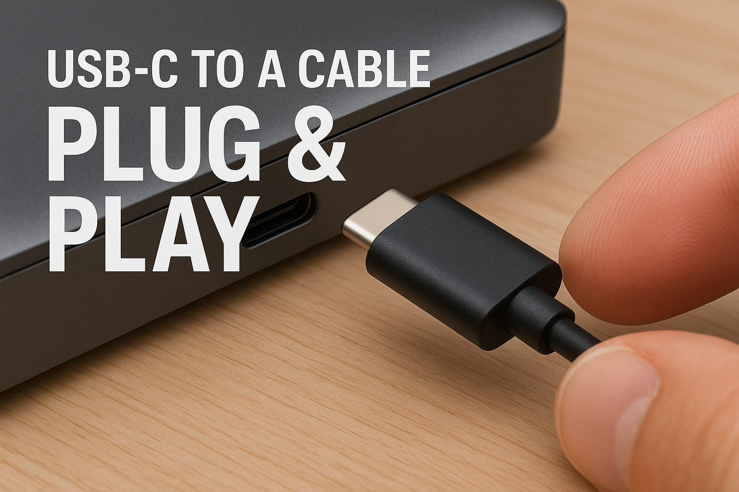 TECKNET USB-C to USB-A Universal Cable – Fast Charging, 480Mbps Data, 0.9m