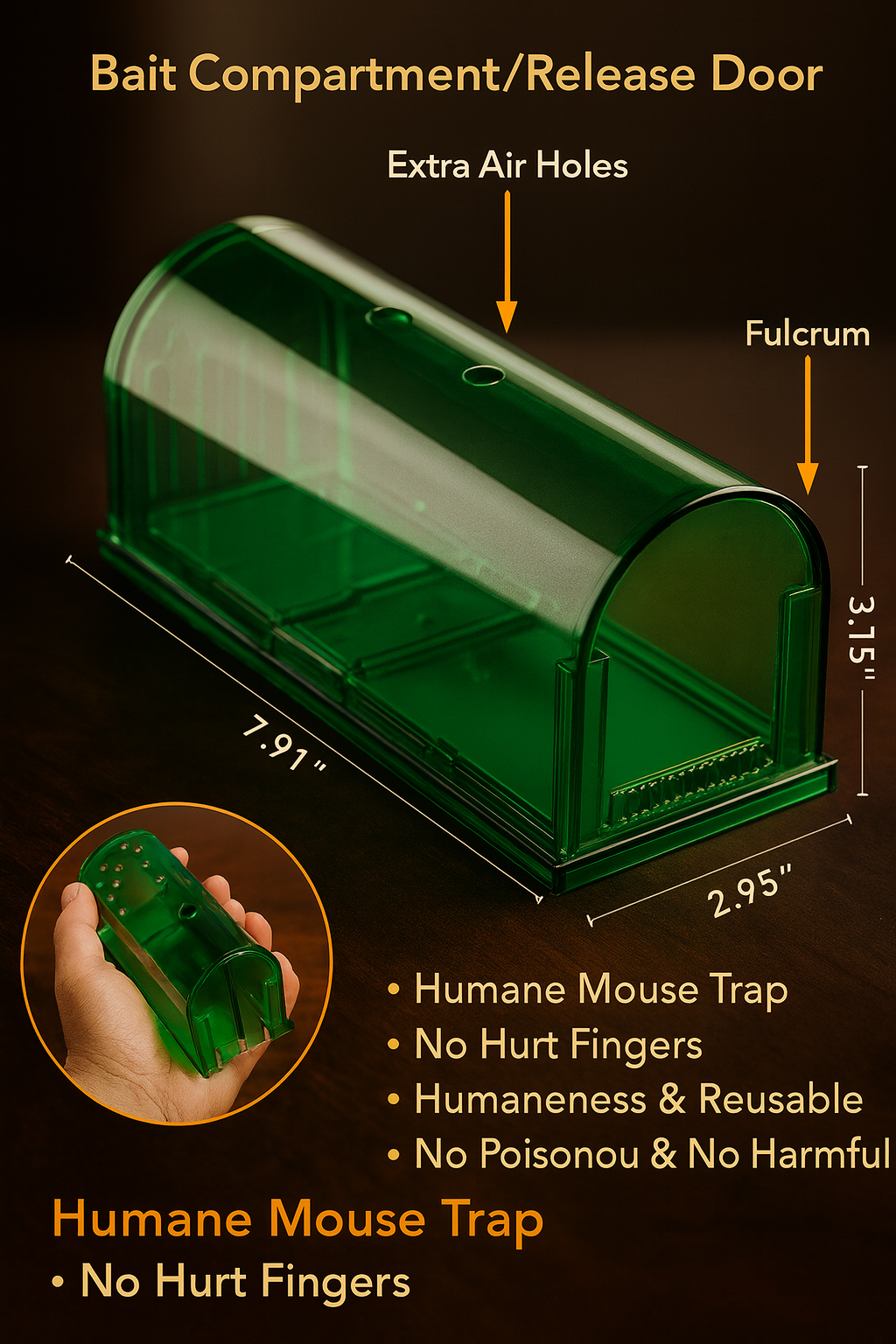 Humane Mouse Trap – Indoor/Outdoor