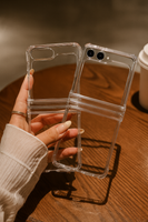 Case for Samsung Galaxy Z Flip 5, Crystal Transparent Hard PC Shell, Anti-Scratch Shockproof Slim Protective Phone Cover (Clear)