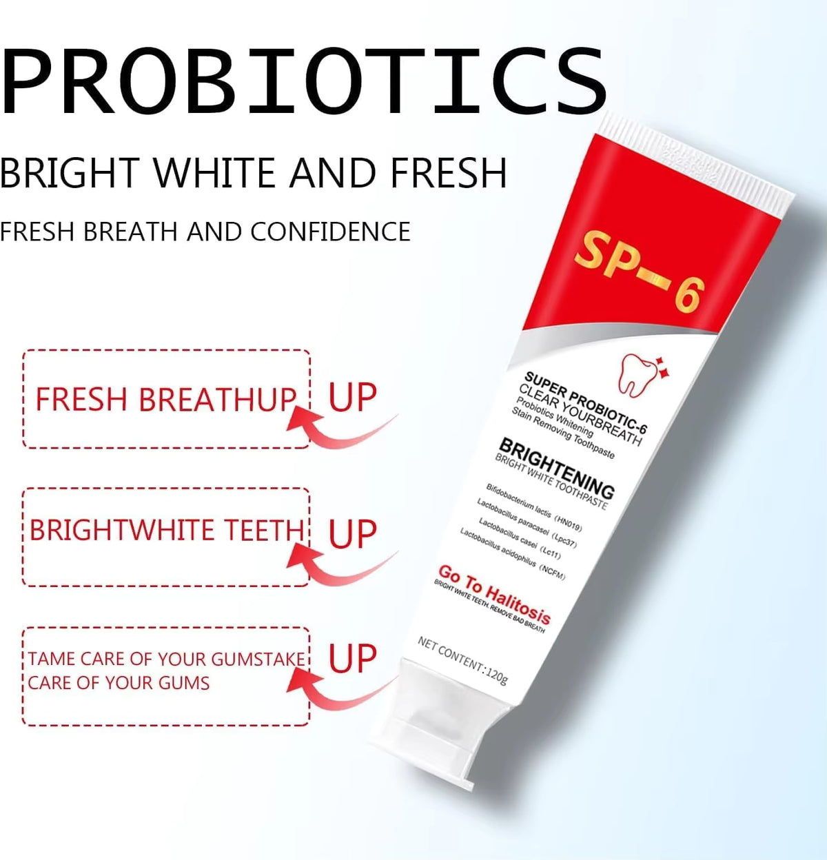 SP-6 Ultra Whitening Toothpaste – Stain Removal & Fresh Breath