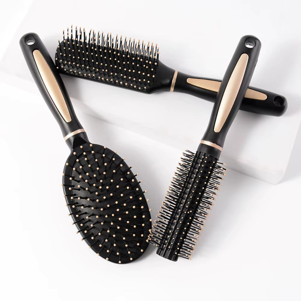 Anti-Static Air Cushion Hair Brush – Scalp Massage Detangling Comb for Women & Girls | Wet & Curly Hair Styling Salon Brush