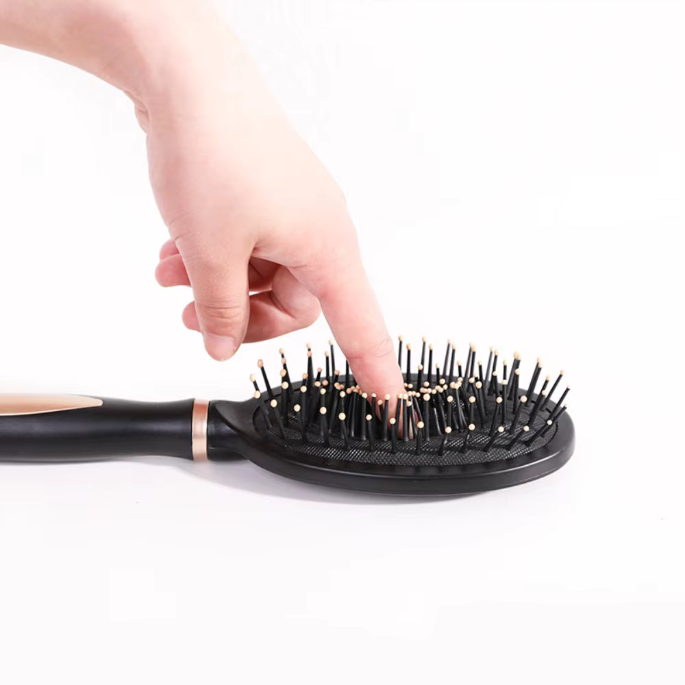 Anti-Static Air Cushion Hair Brush – Scalp Massage Detangling Comb for Women & Girls | Wet & Curly Hair Styling Salon Brush