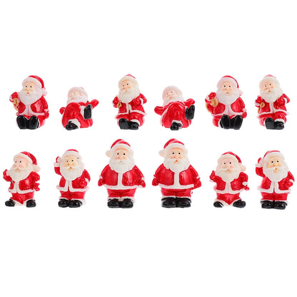 100-Pack Mini Santa Figures for Holiday DIY & Decor