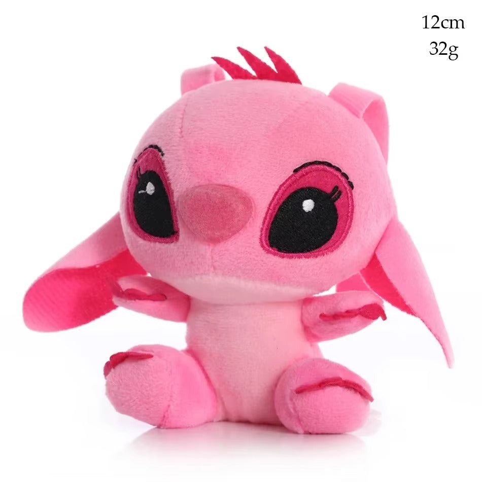 Stitch Plush Doll 20cm – Cute Disney Stuffed Toy for Kids, Soft Blue/Pink Anime Plush