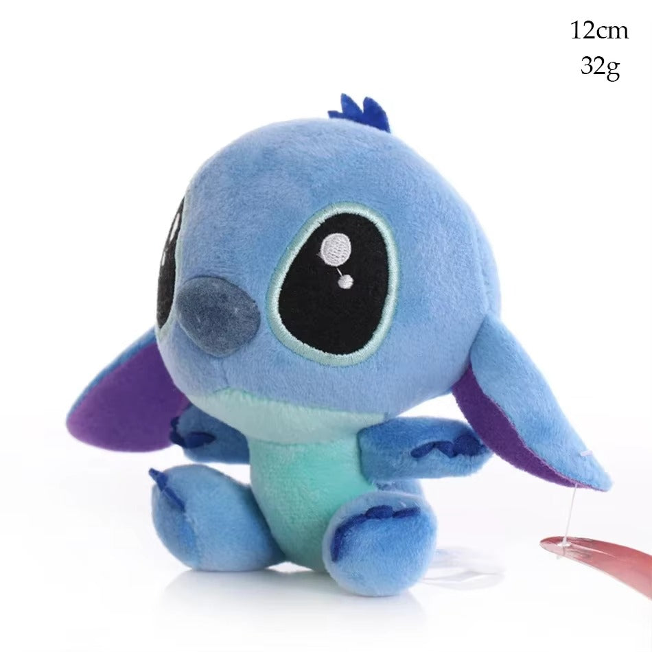 Stitch Plush Doll 20cm – Cute Disney Stuffed Toy for Kids, Soft Blue/Pink Anime Plush