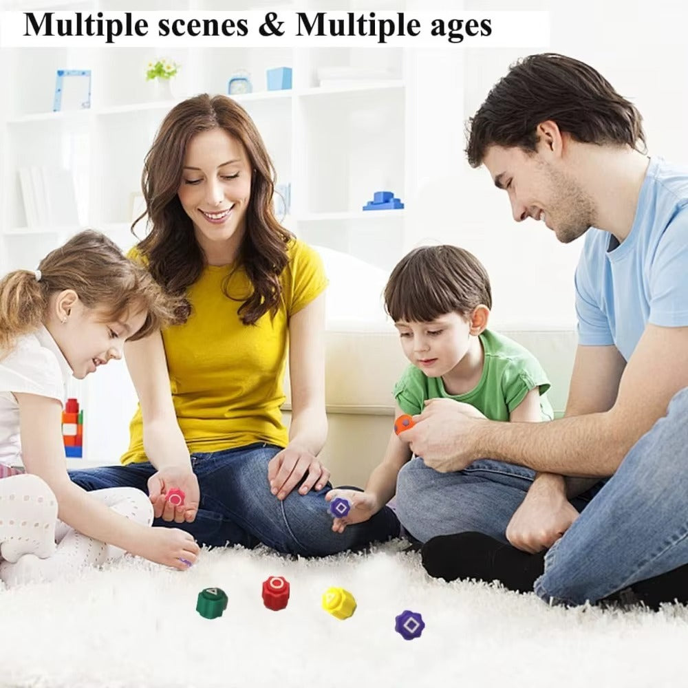 Korean Traditional Stone Catch Game – Skill-Building Toy with Detachable Dice