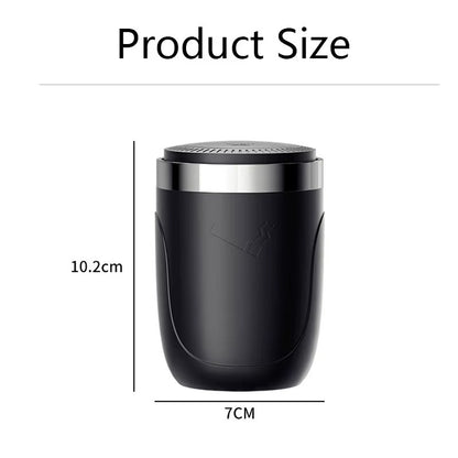 Portable Car Ashtray with LED Light – Auto Interior Ash Cup with Lid
